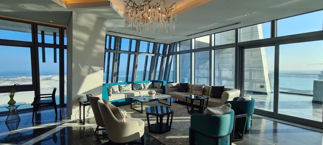 Waterfront Hotel Apartment Lusail Dış mekan fotoğraf The Sky Lounge